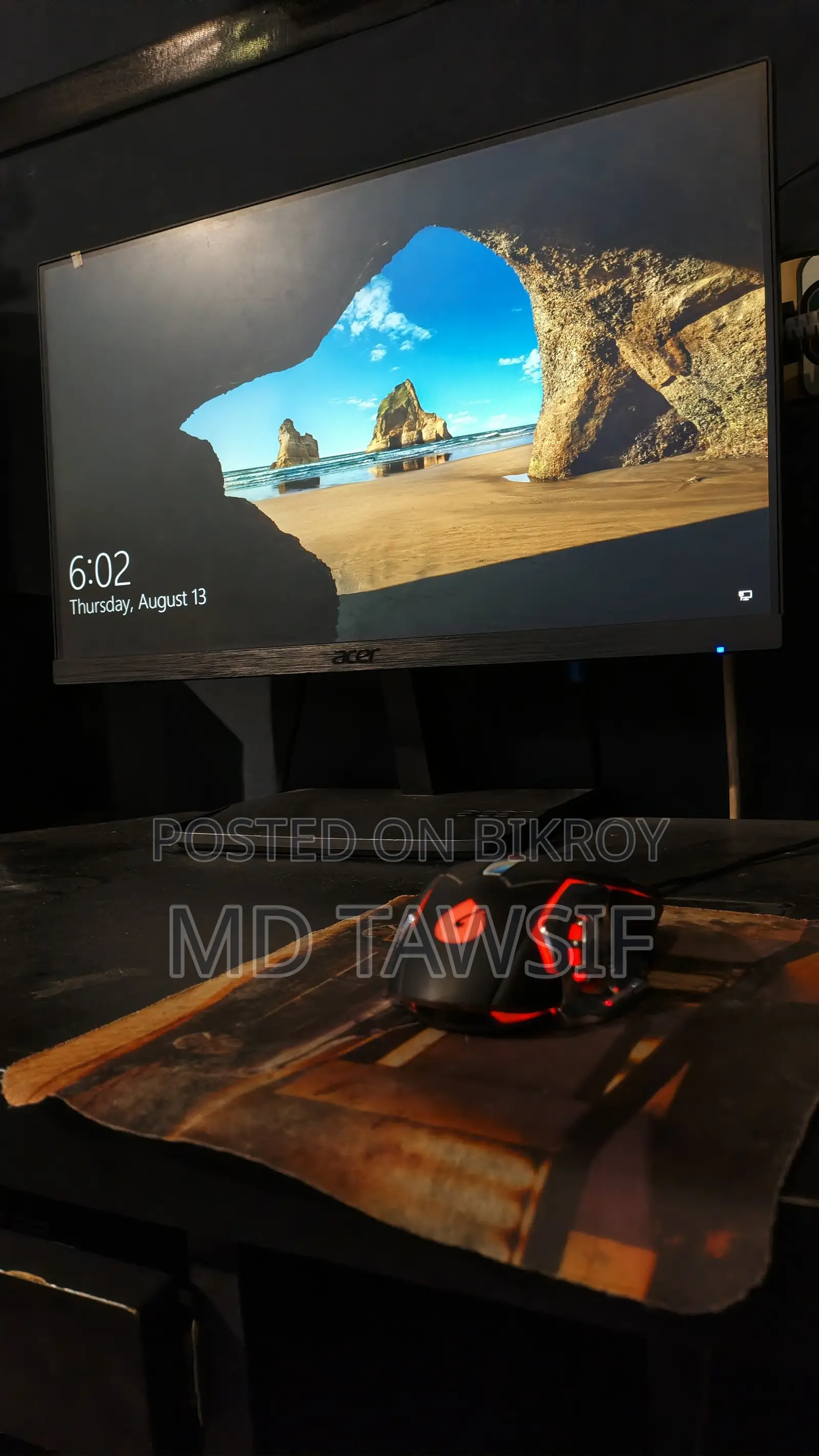 Desktop Computer Acer 4GB Intel Core i3 HDD+SSD 128GB