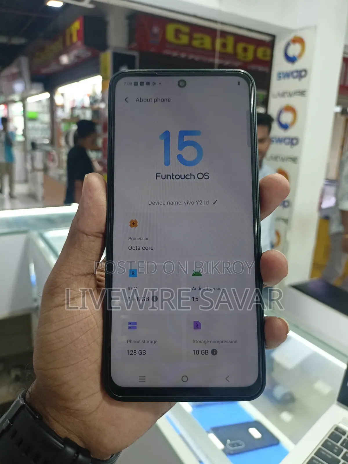 Vivo Y21d 128 GB Green