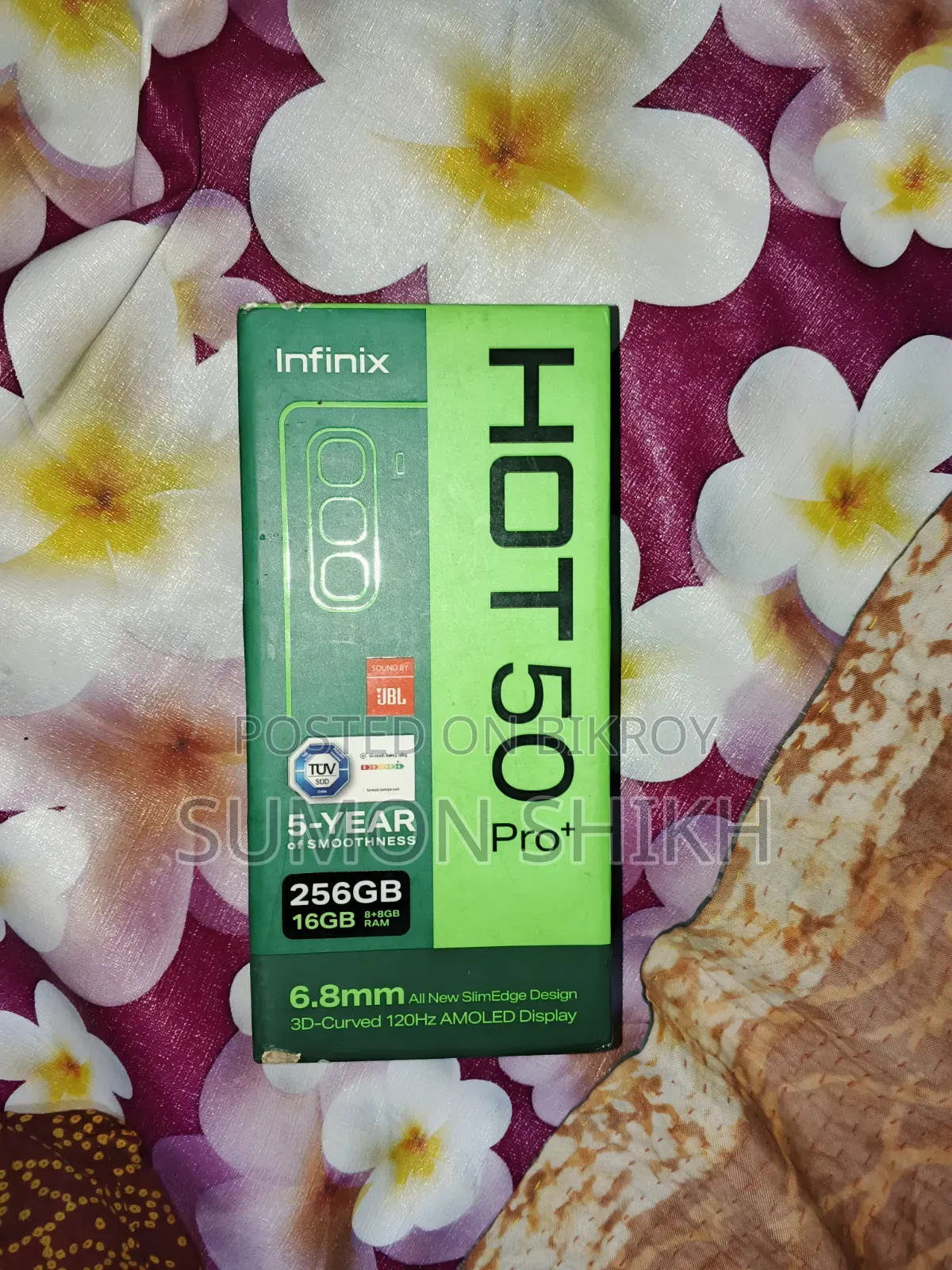 ইনফিনিক্স হট ৫০ প্রো+ ৪জি ২৫৬ জিবি ব্ল্যাক