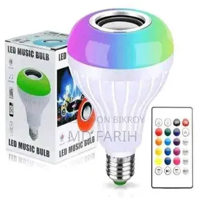 LED Music Bulb With Bluetooth and Speaker