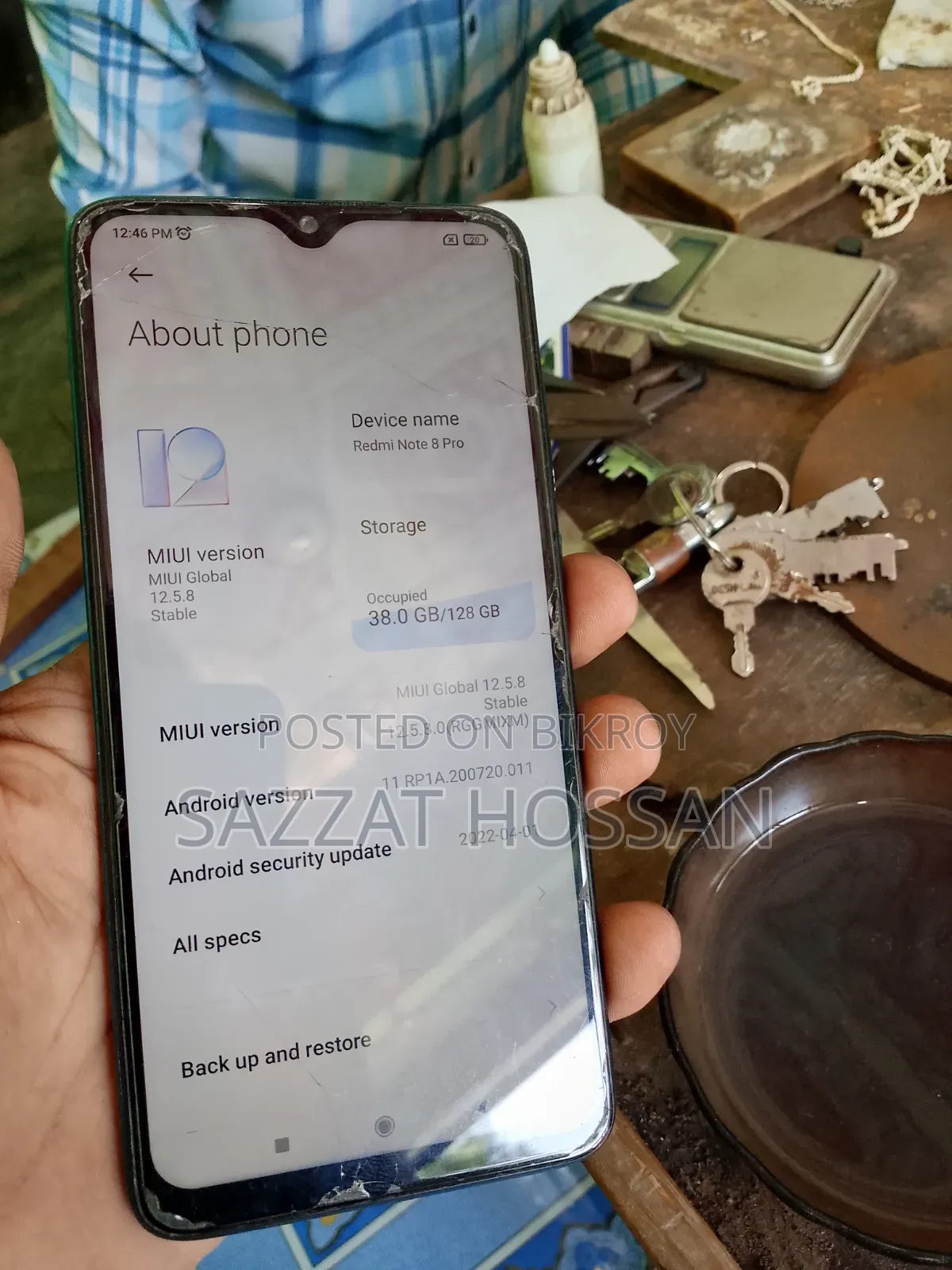 শাওমি রেডমি নোট ৮ ১২৮ জিবি ব্লু