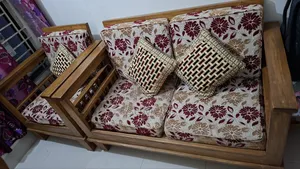 5-Piece Sofa Set and Tea Table for Sale