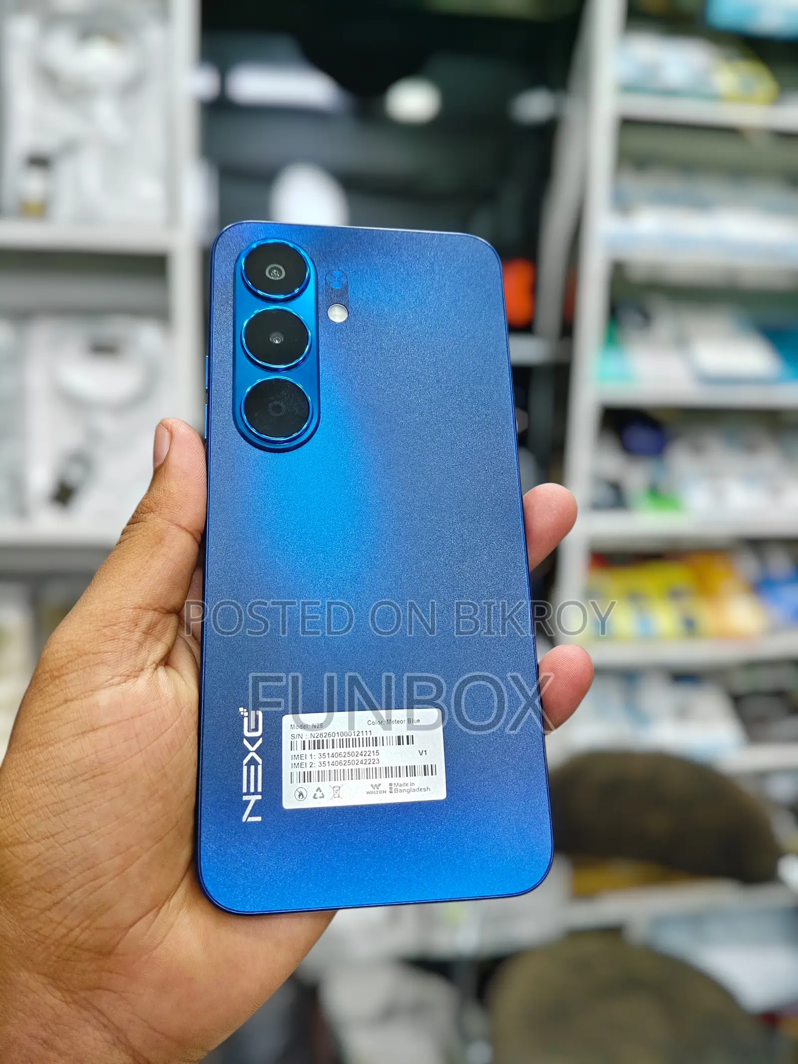 Walton NEXG N28 256 GB Blue