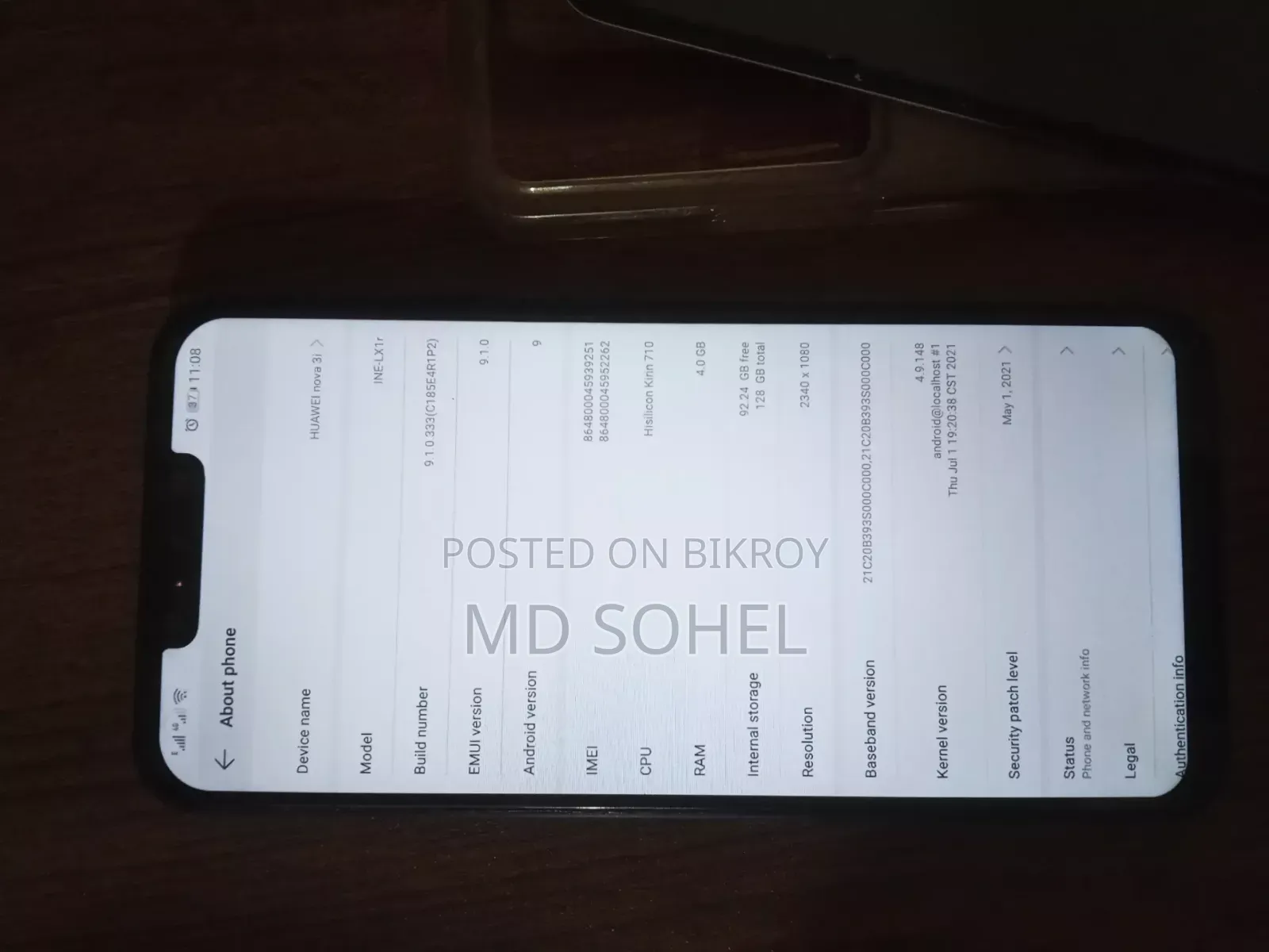 Huawei Nova 3i 128 GB Blue