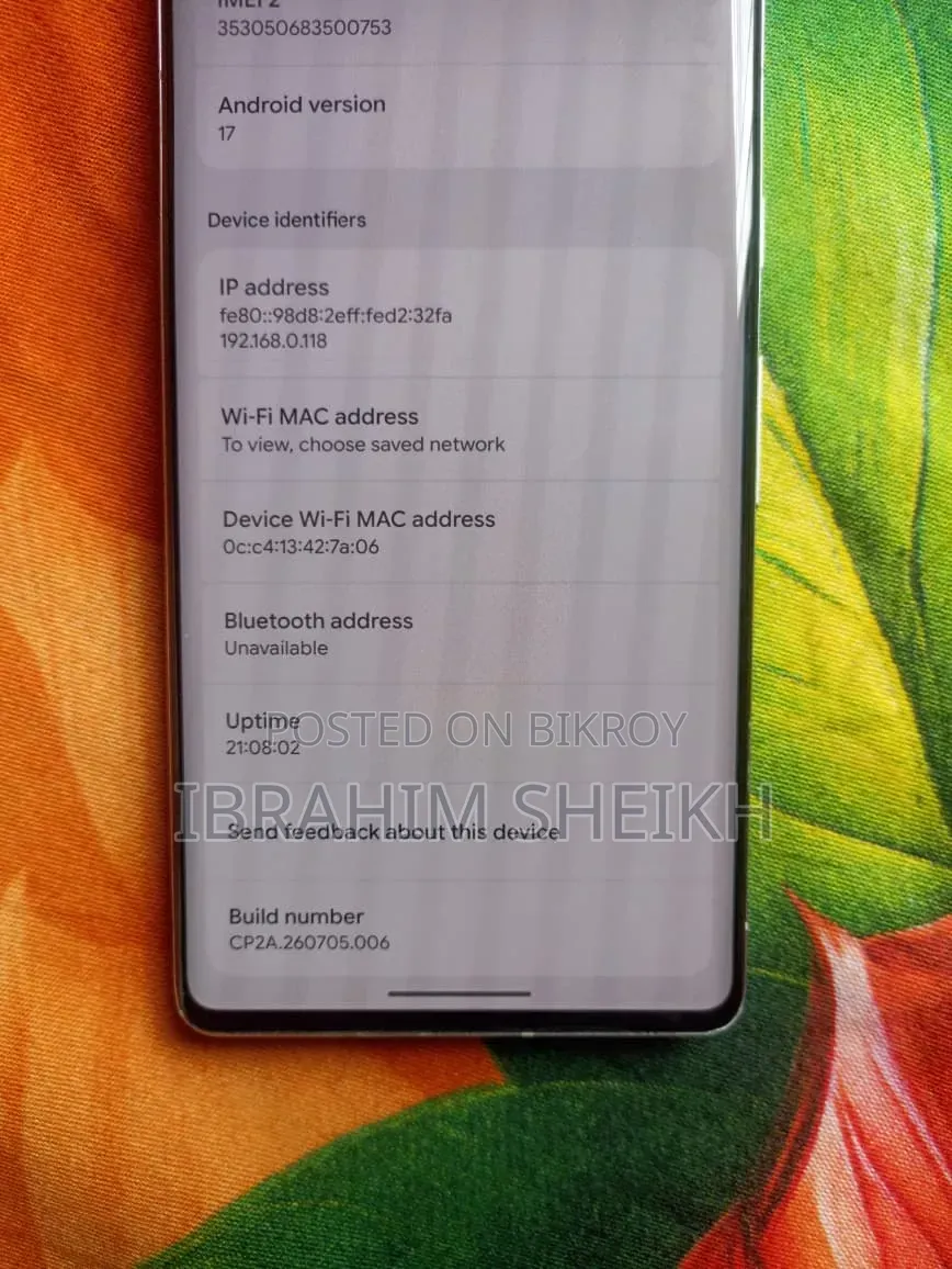 Google Pixel 7 Pro 128 GB White