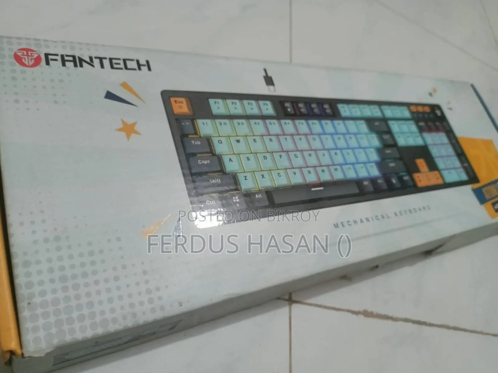 Fantech Atom107S MK893S Wired MIZU Edition Mechanical Keyboard