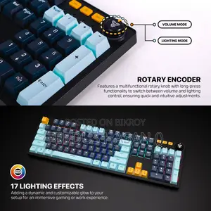 Fantech Atom107S MK893S Wired MIZU Edition Mechanical Keyboard