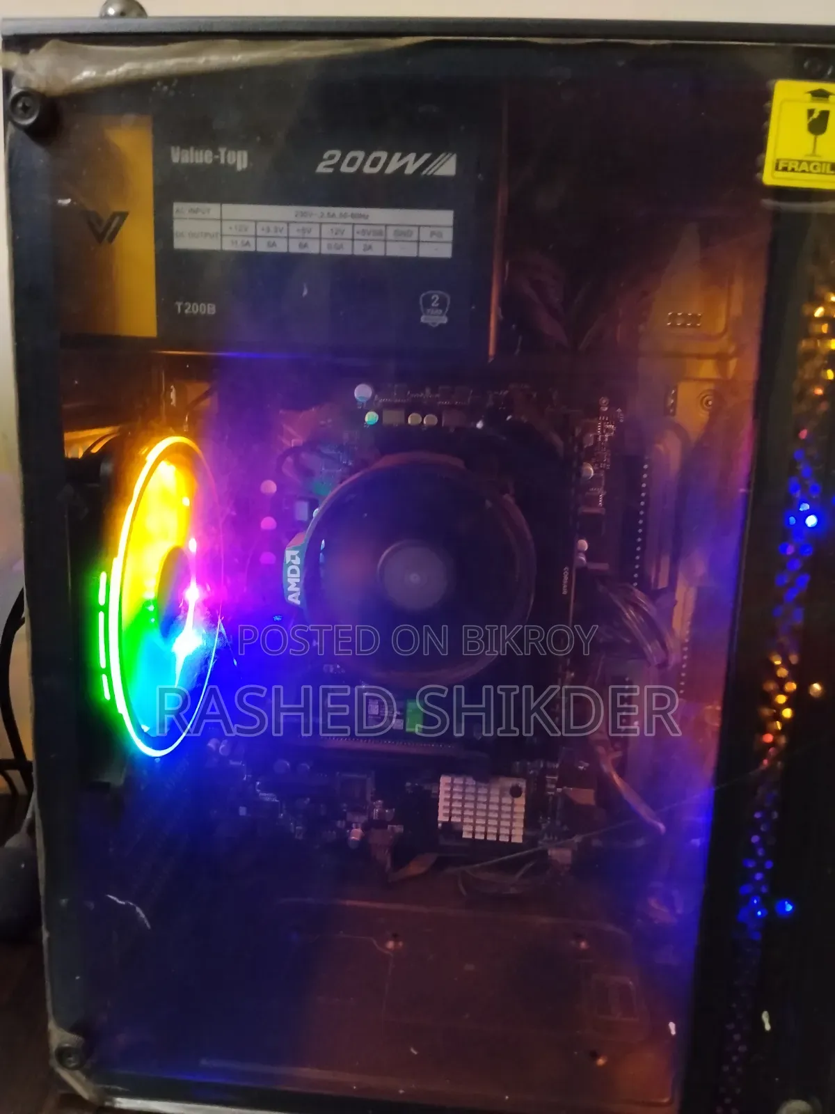 Desktop Computer 8GB AMD Ryzen 5 SSD 500GB