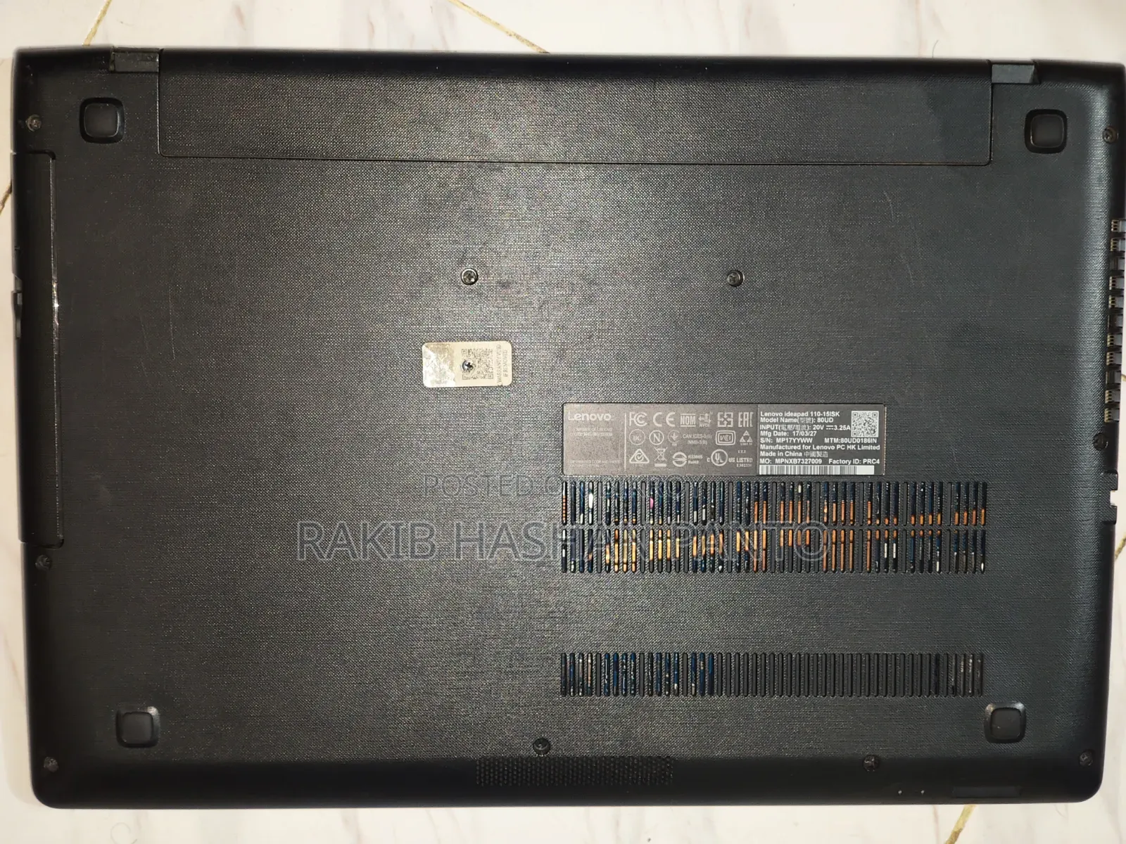 Laptop Lenovo IdeaPad 110 4GB Intel Core I3 HDD 1T