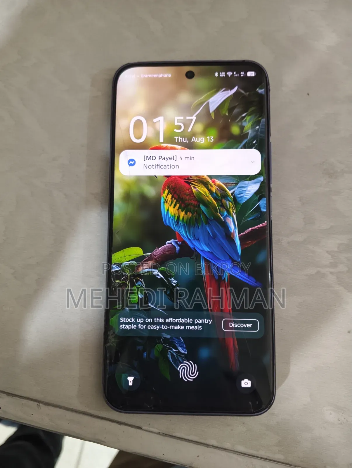 New Infinix Hot 60 Pro+ 256 GB Blue