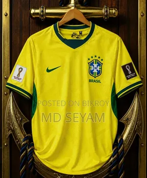 World Cup Mesh T-Shirt and Short Pant Set Brazil