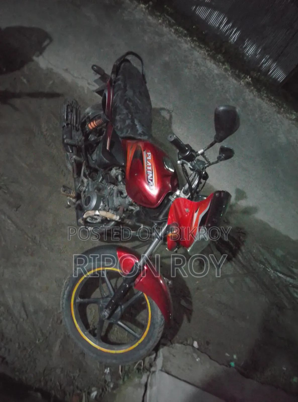 Bajaj Platina 100 2014 Red