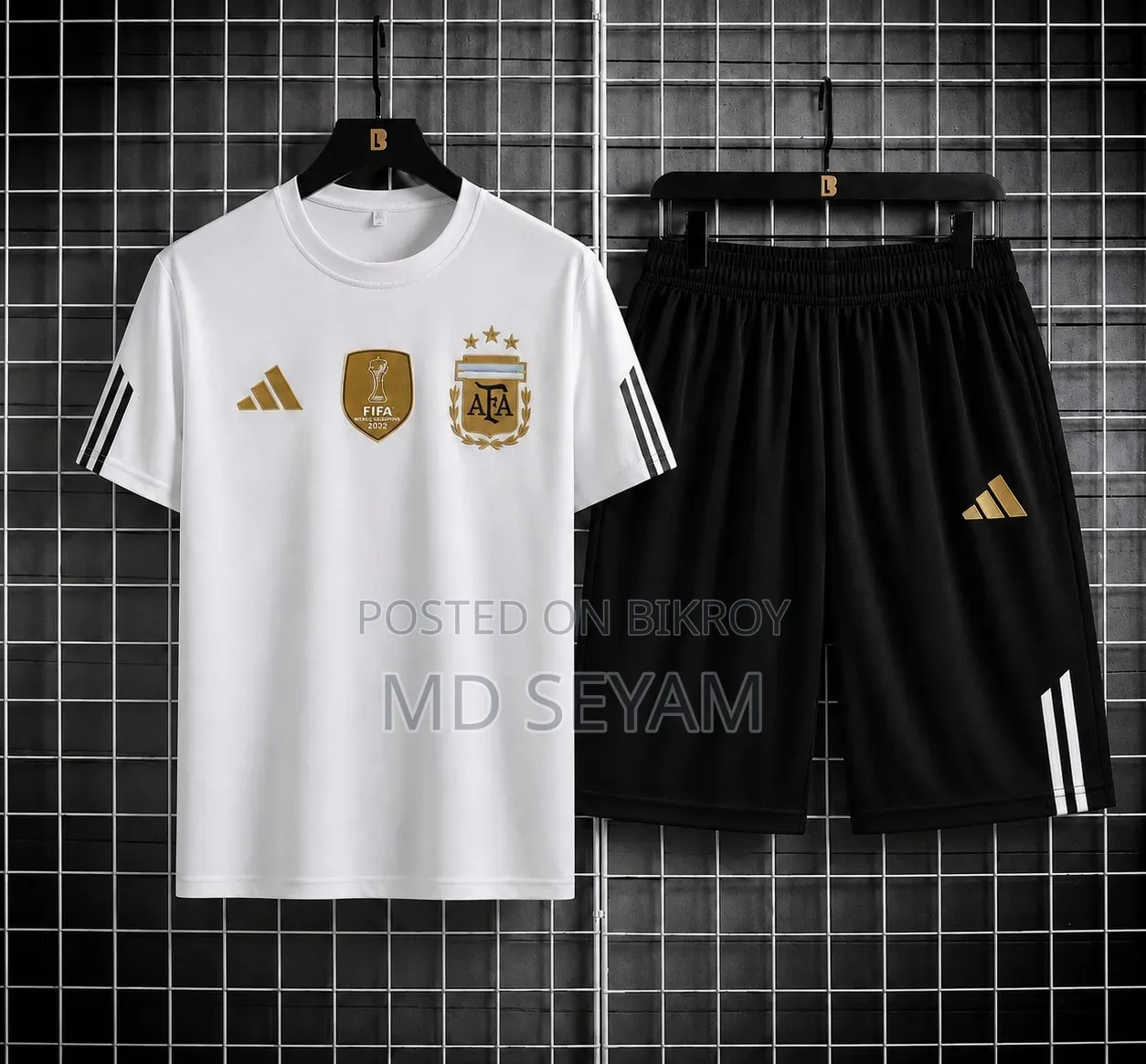 World Cup Mesh T-Shirt and Short Pant Set
Against