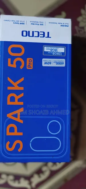 Tecno Spark 50 5G 128 GB Blue