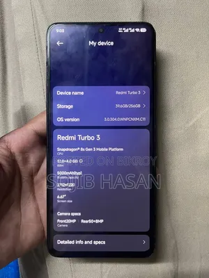 Xiaomi Redmi Turbo 3 256 GB Black
