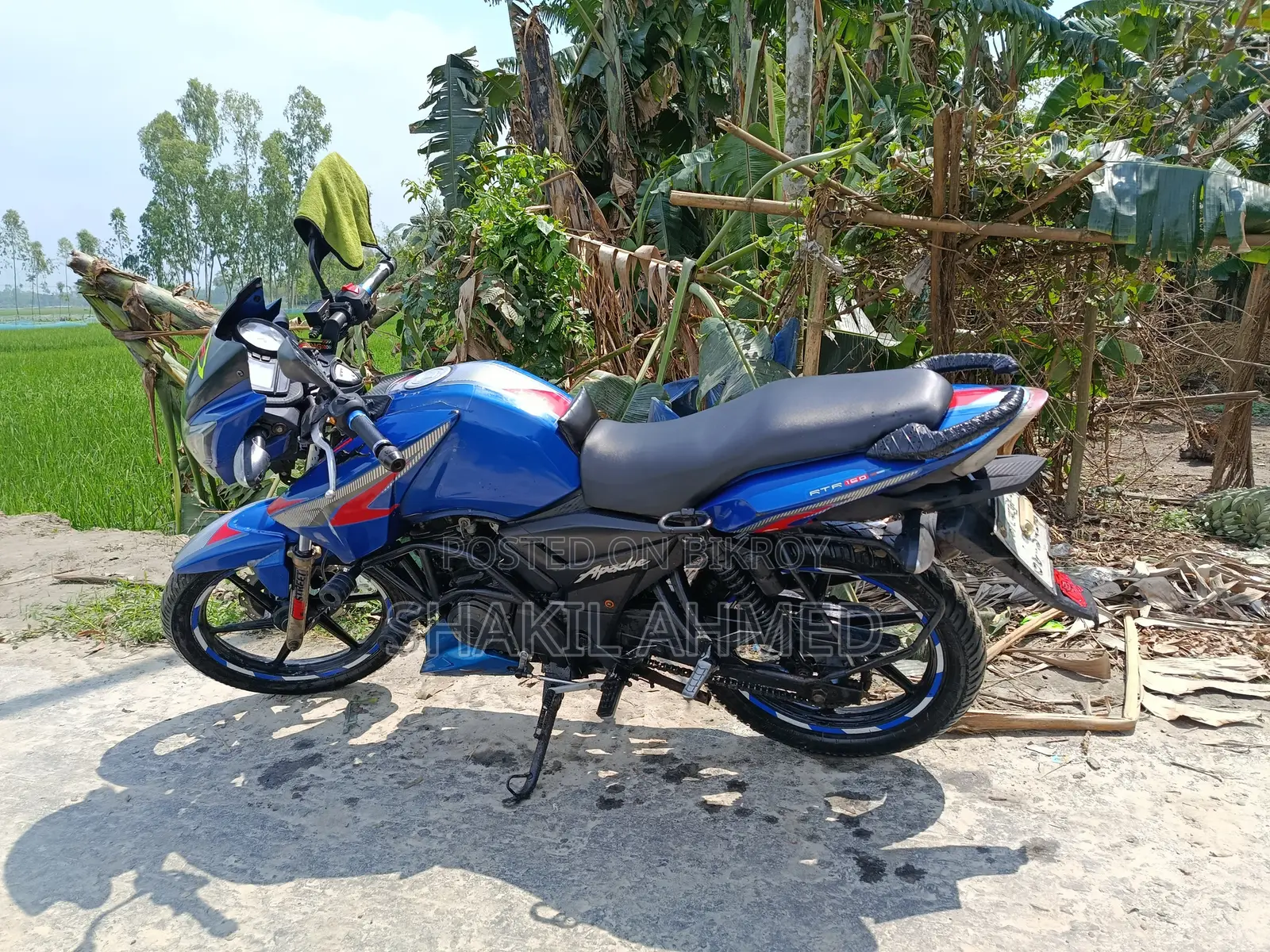 TVS Apache RTR 160 2V 2018 Blue
