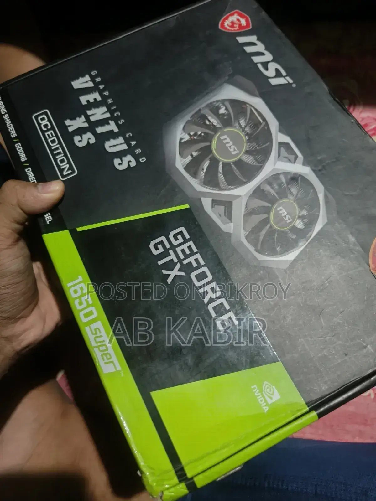 Dead!! MSI GeForce GTX 1650 Super Ventus XS OC