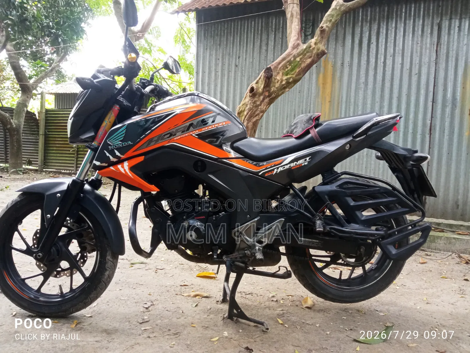 Honda Hornet 2021 Orange