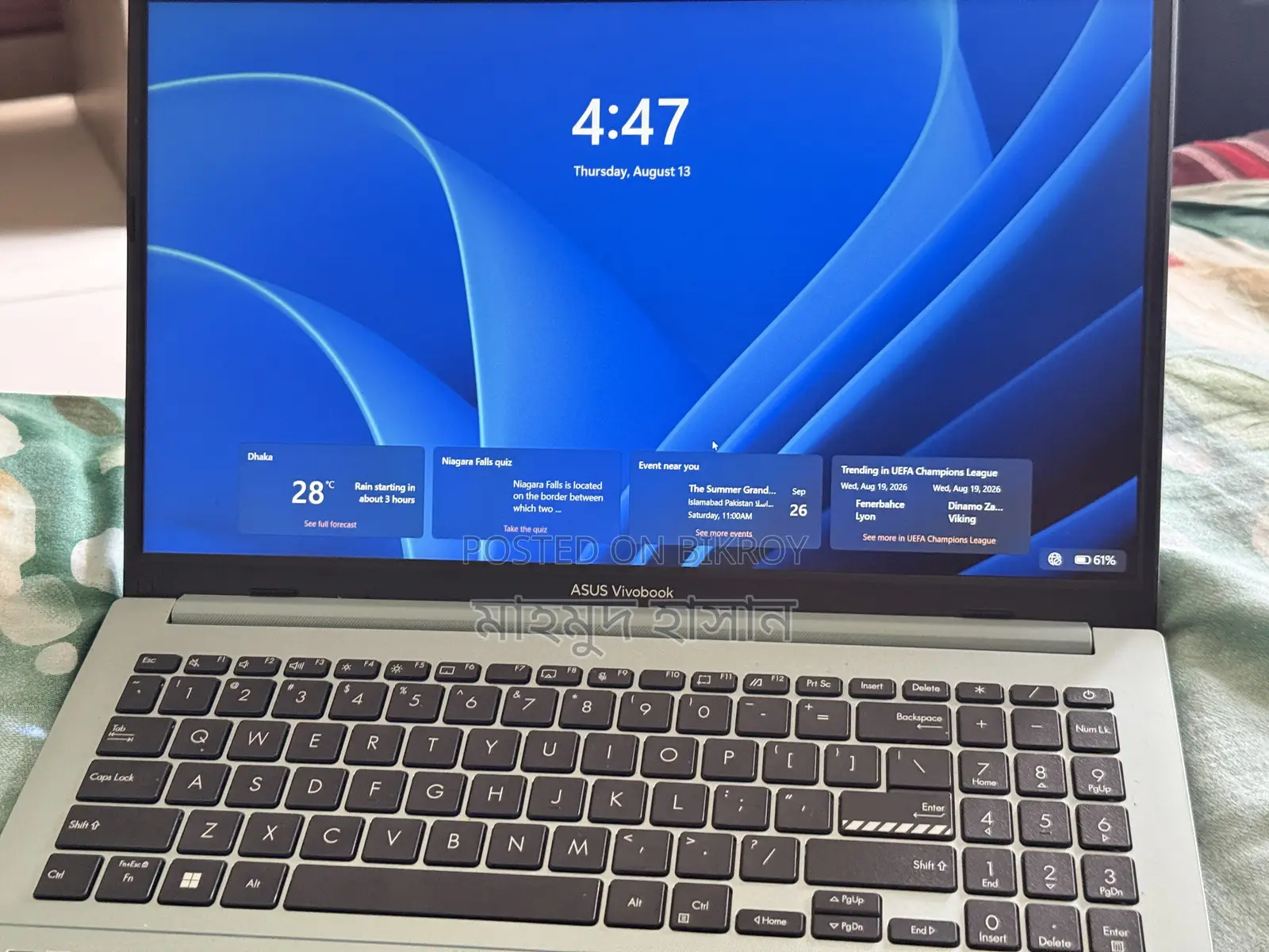 New Laptop ASUS Vivobook 15 16GB AMD Ryzen 5 SSD 512GB