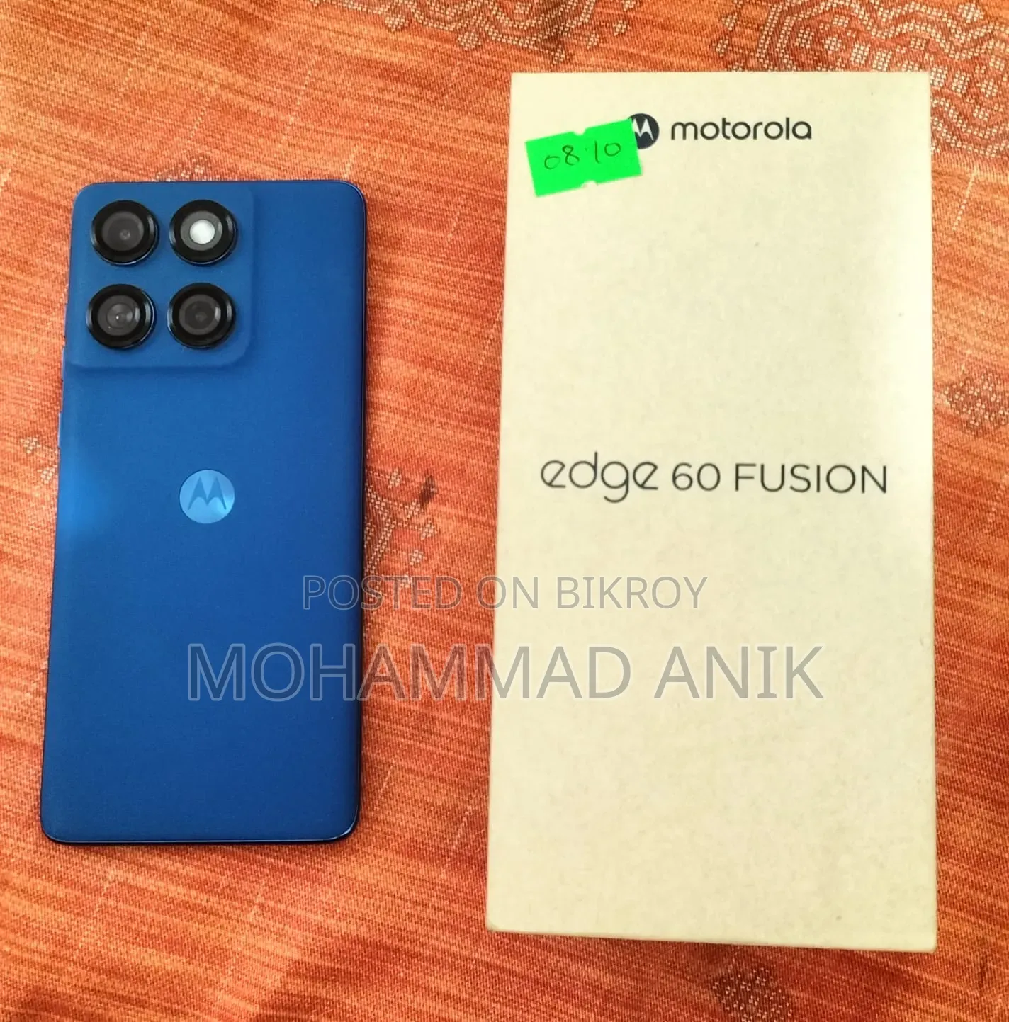 মোটোরোলা এজ ৬০ ফিউশন ২৫৬ জিবি ব্লু