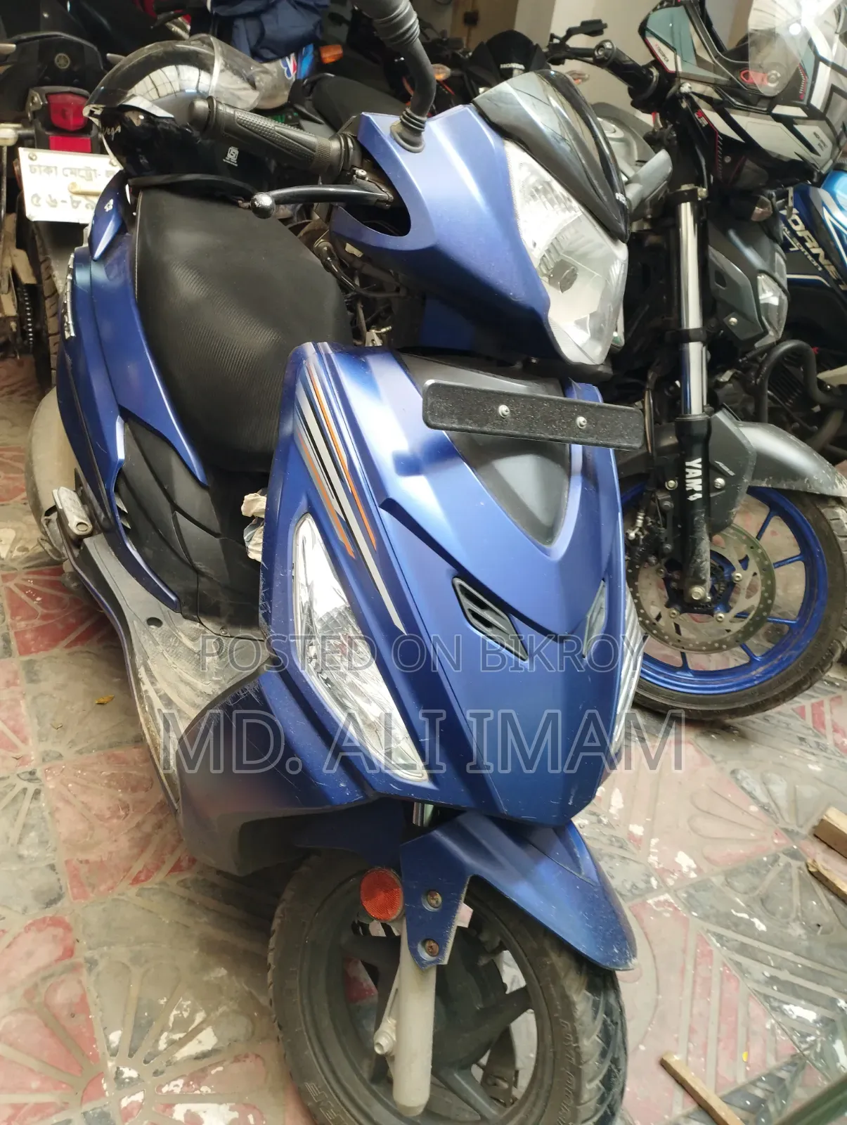 হিরো মেস্ট্রো এজ ১১০ ২০২১ নীল