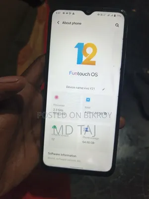 ভিভো ওয়াই২১ ৬৪ জিবি সাদা