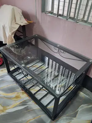 Metal Glass Tea Table