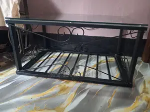 Metal Glass Tea Table