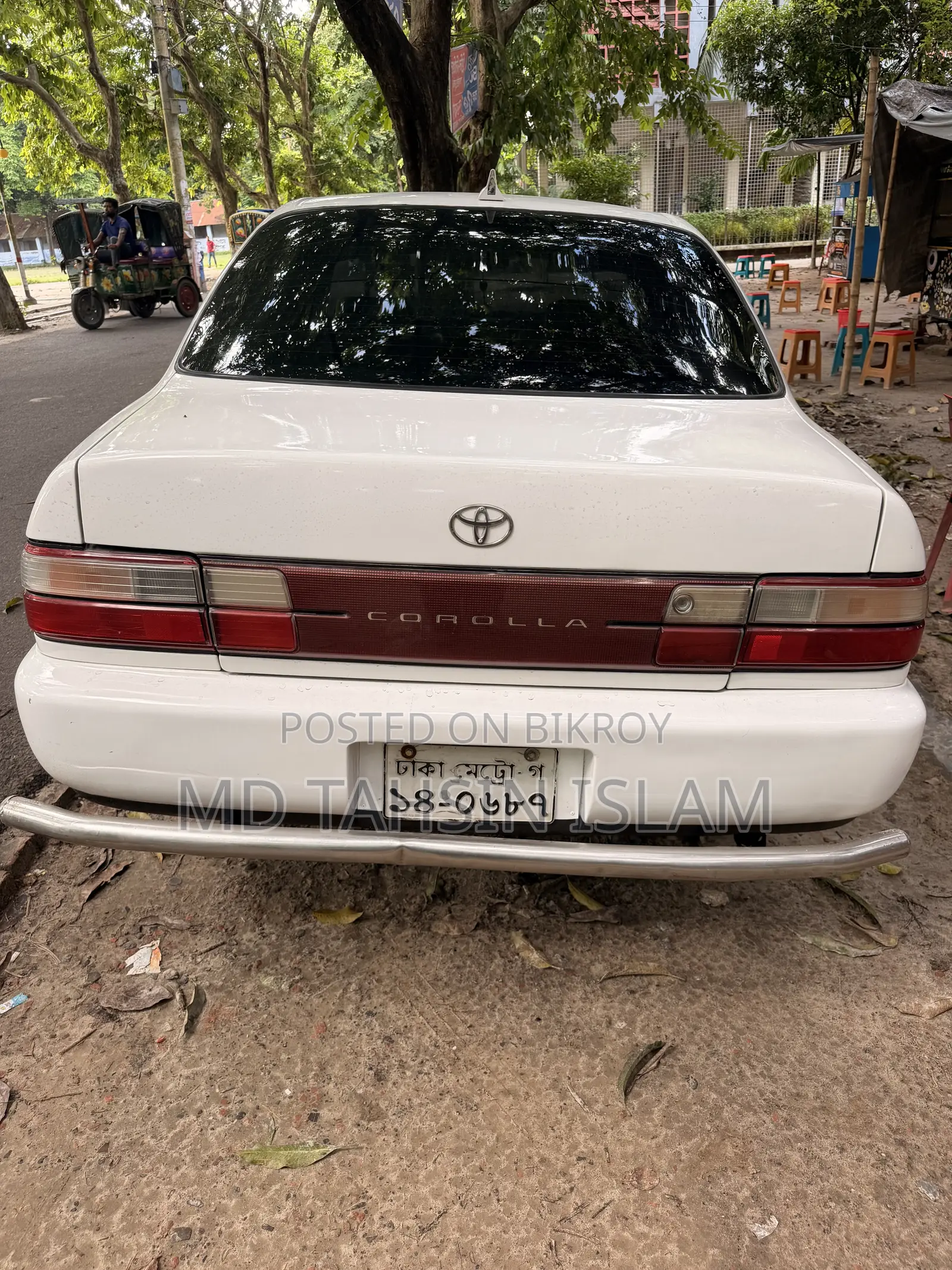 টয়োটা করোল্লা সেডান ১৯৯৩ হোয়াইট
