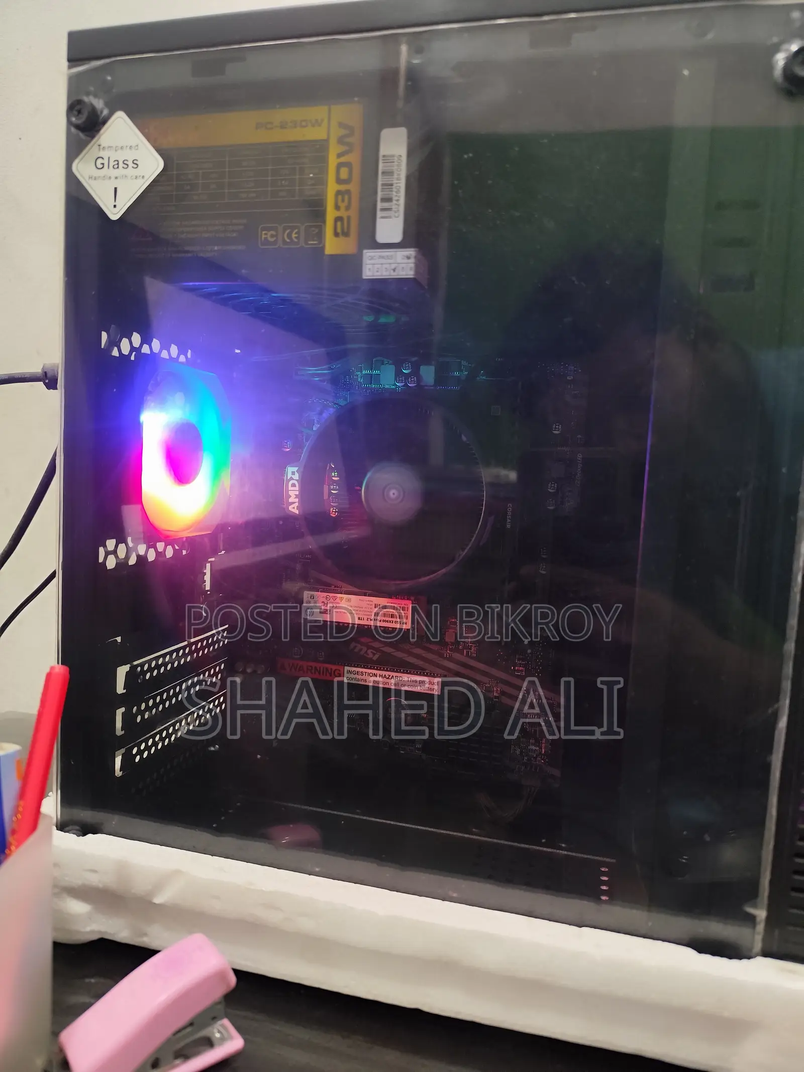 New Desktop Computer MSI Model 8GB AMD Ryzen 5 SSD 1TB