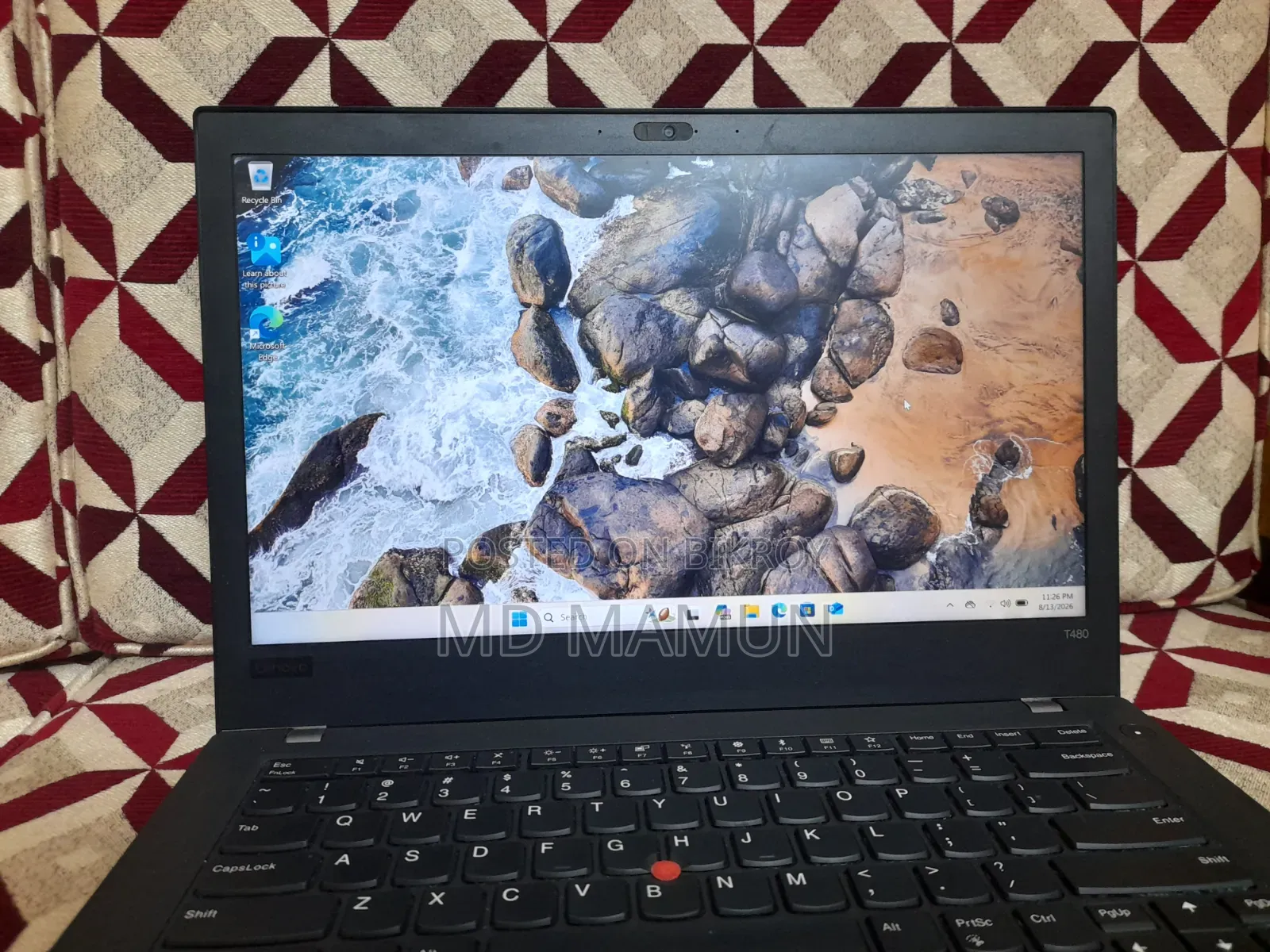 Laptop Lenovo ThinkPad T480 8GB Intel Core i5 SSD 256GB