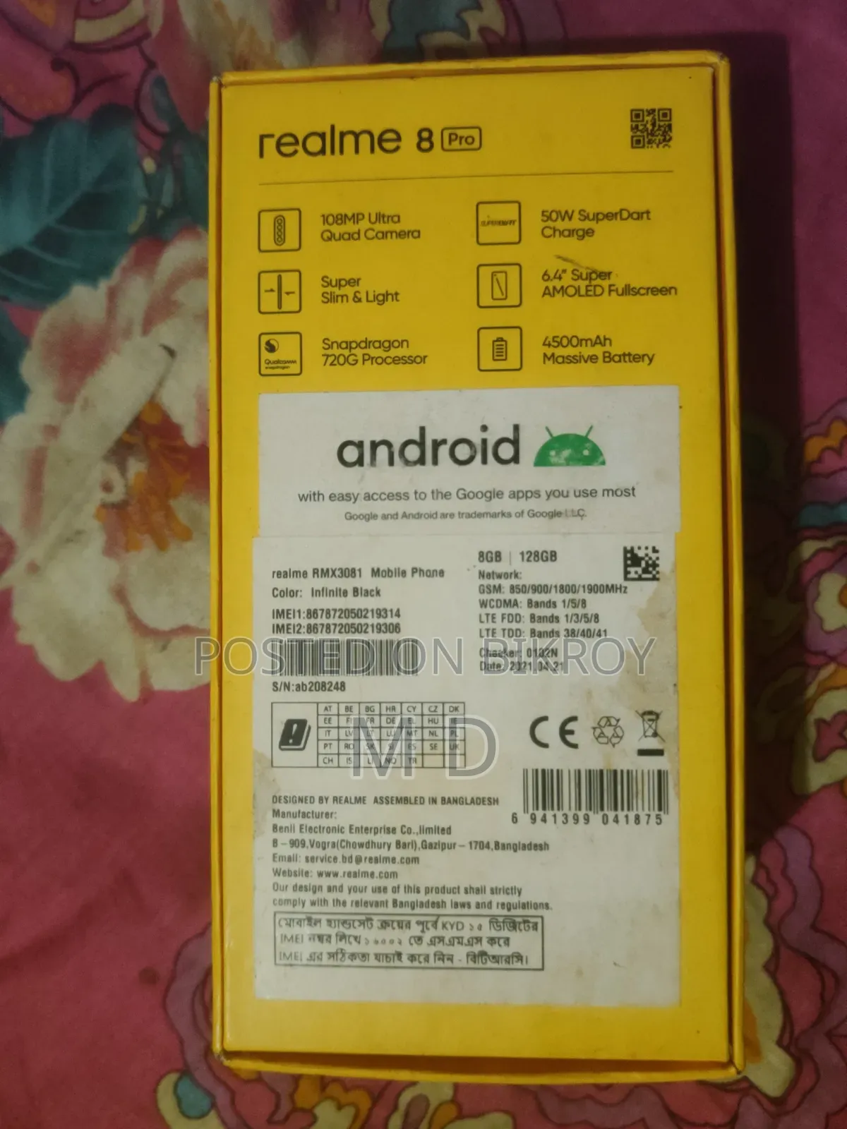 Realme 8 Pro 128 GB Black