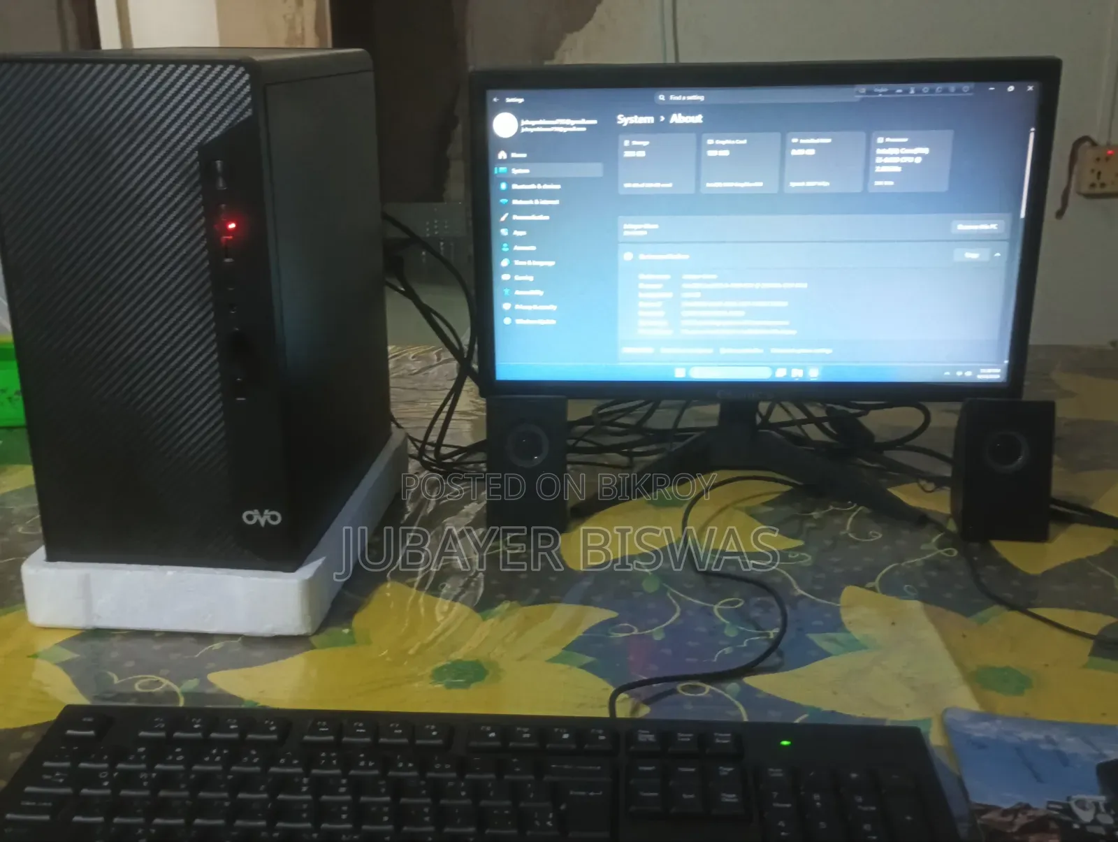 Desktop Computer MSI 8GB Intel Core i5 SSD 256GB