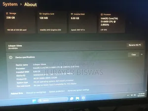Desktop Computer MSI 8GB Intel Core i5 SSD 256GB