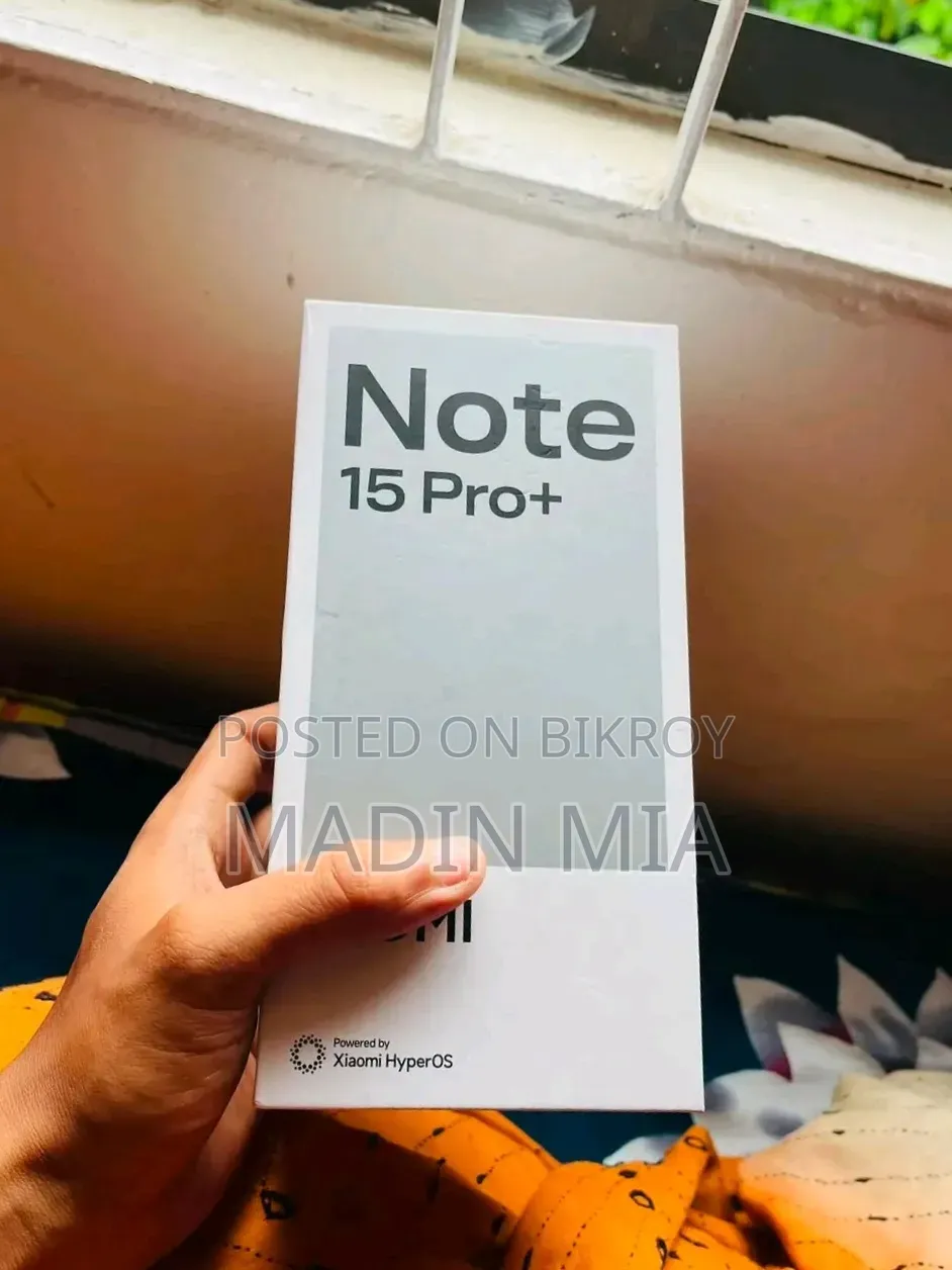 শাওমি রেডমি নোট ১৫ প্রো প্লাস ২৫৬ জিবি হোয়াইট
