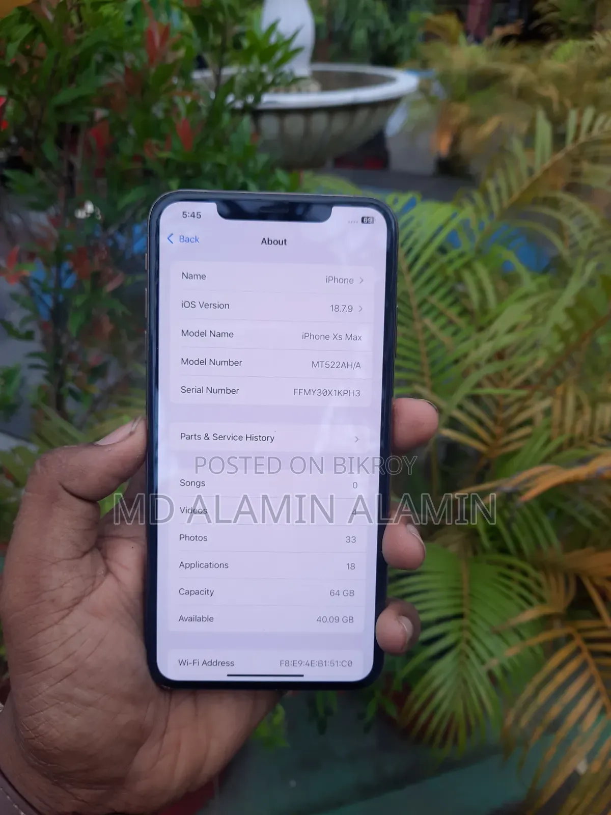 Apple iPhone XS Max 64 GB Gold