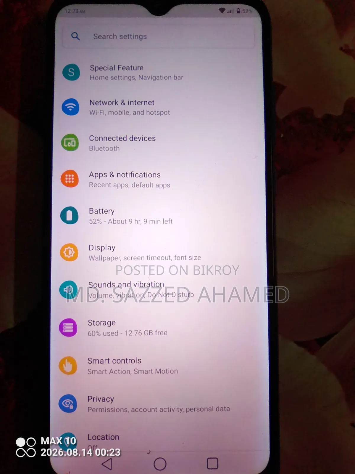 Symphony Z22 32 GB Blue