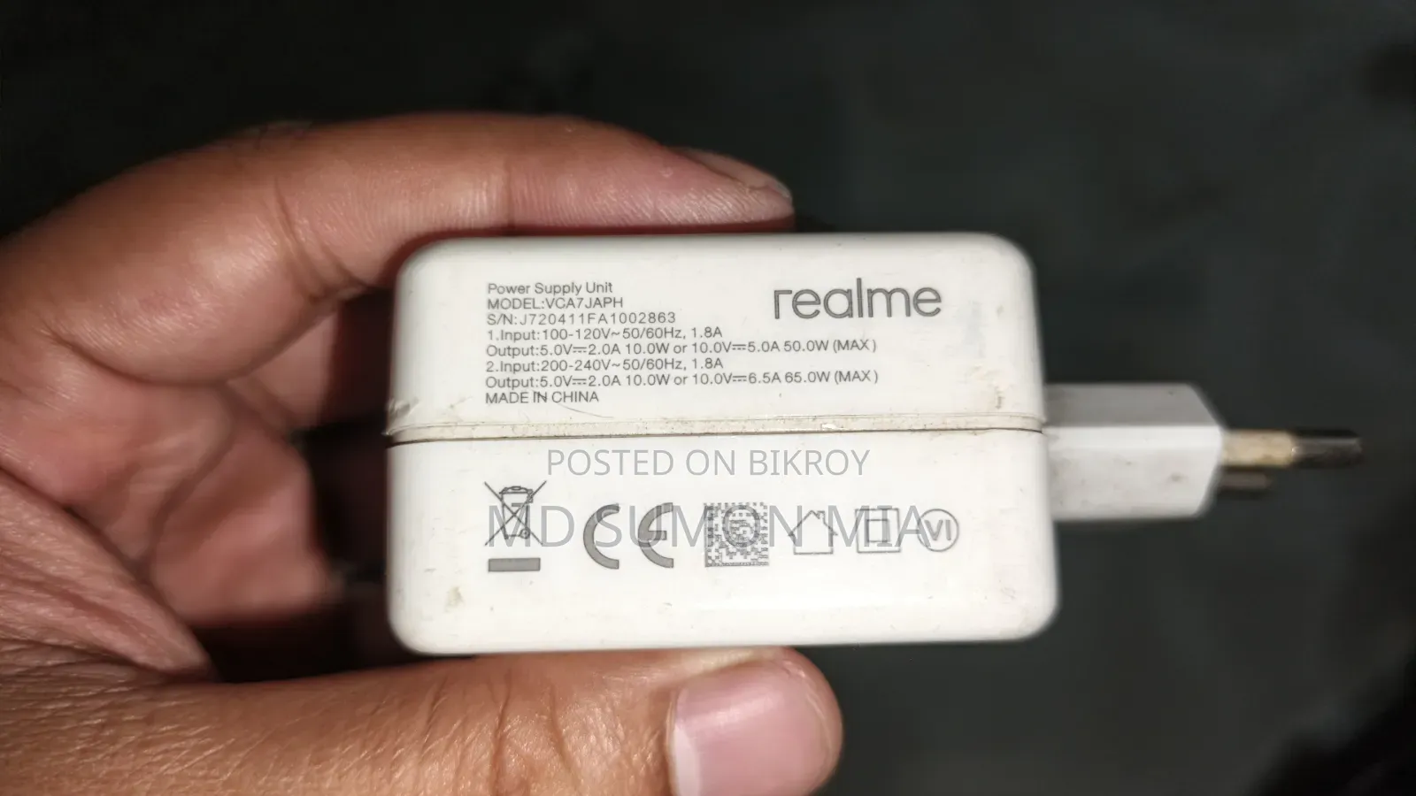 65 Watt Super Vooc Charger