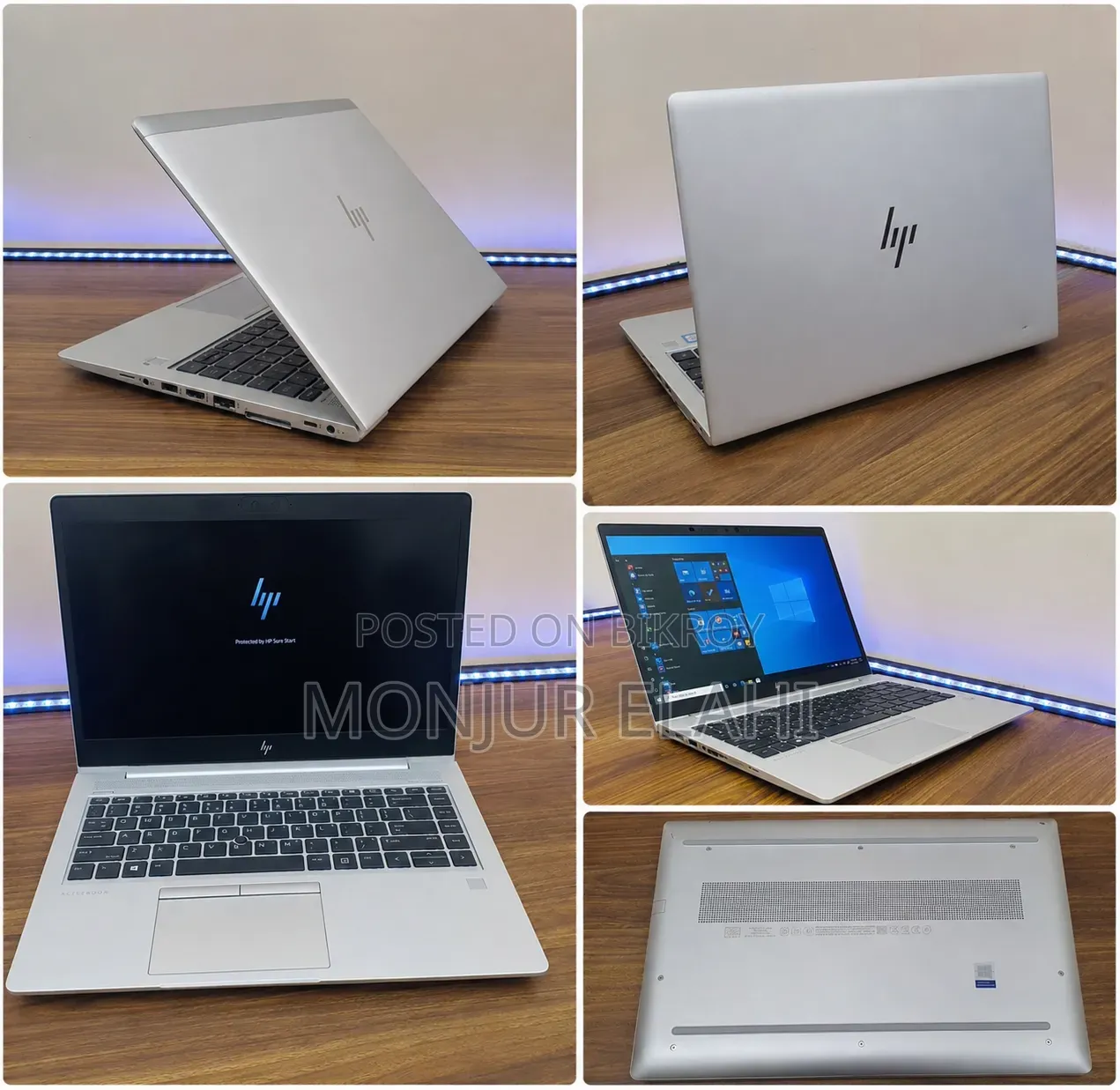 ল্যাপটপ HP EliteBook 840 G6 8GB ইন্টেল কোর I5 SSD 128GB