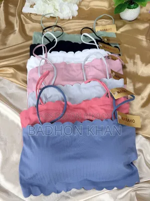 stretchable seamless tube bra