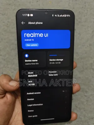 Realme Note 60x 64 GB Black