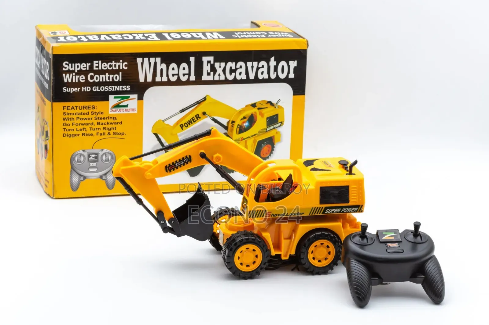 Remote Control Wheel Excavator
