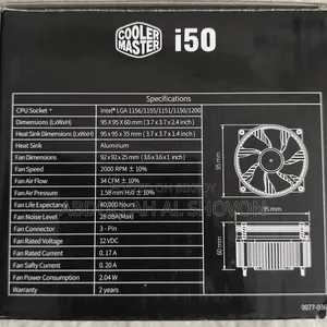 Computer CPU Cooler Fan