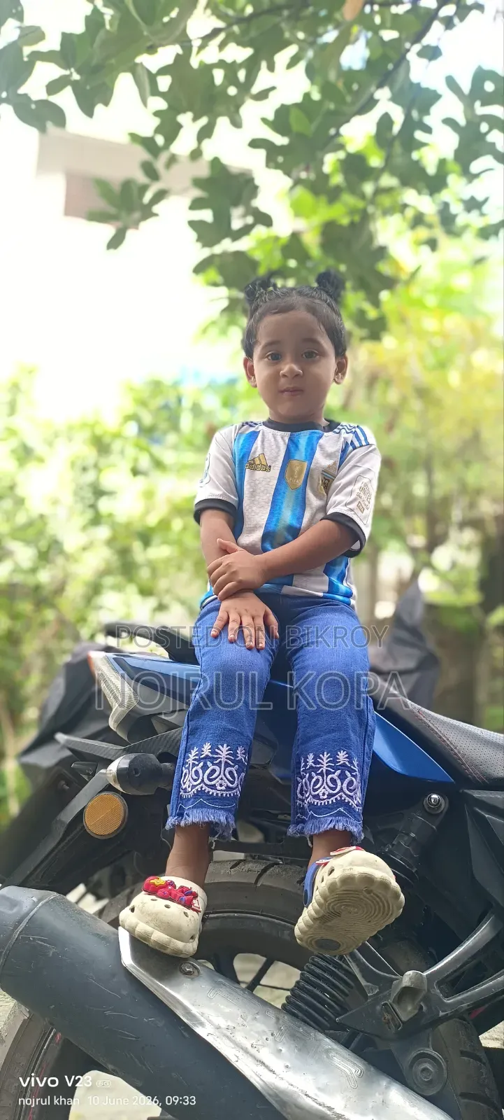 টিভিএস অ্যাপাচি আরটিআর ১৬০ টুভি ২০২২ নীল