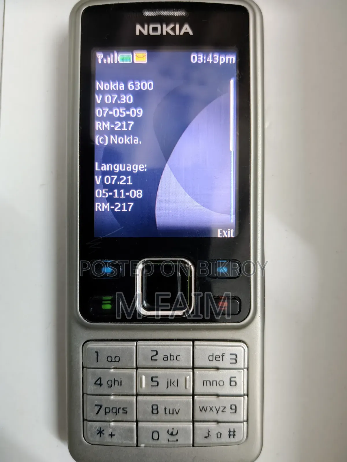 Nokia 6300 Silver