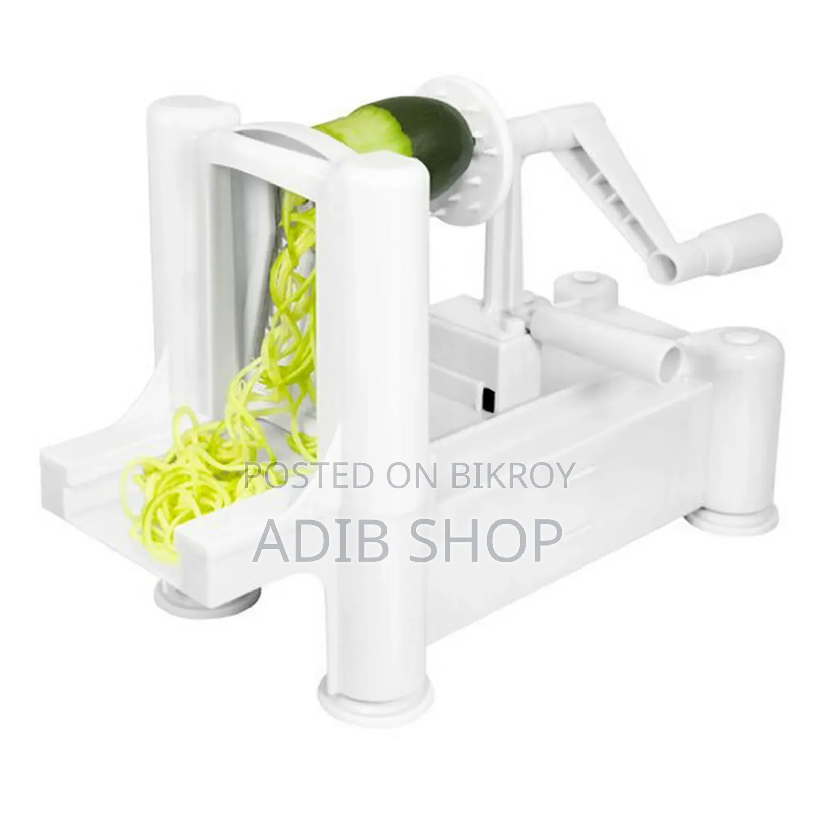 Big Boss Slice-a-Roo White 3 Blade Spiral Vegetable Cutter