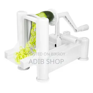 Big Boss Slice-a-Roo White 3 Blade Spiral Vegetable Cutter