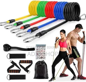 Resistance Bands Set, Stackable Exercise Bands With Handles