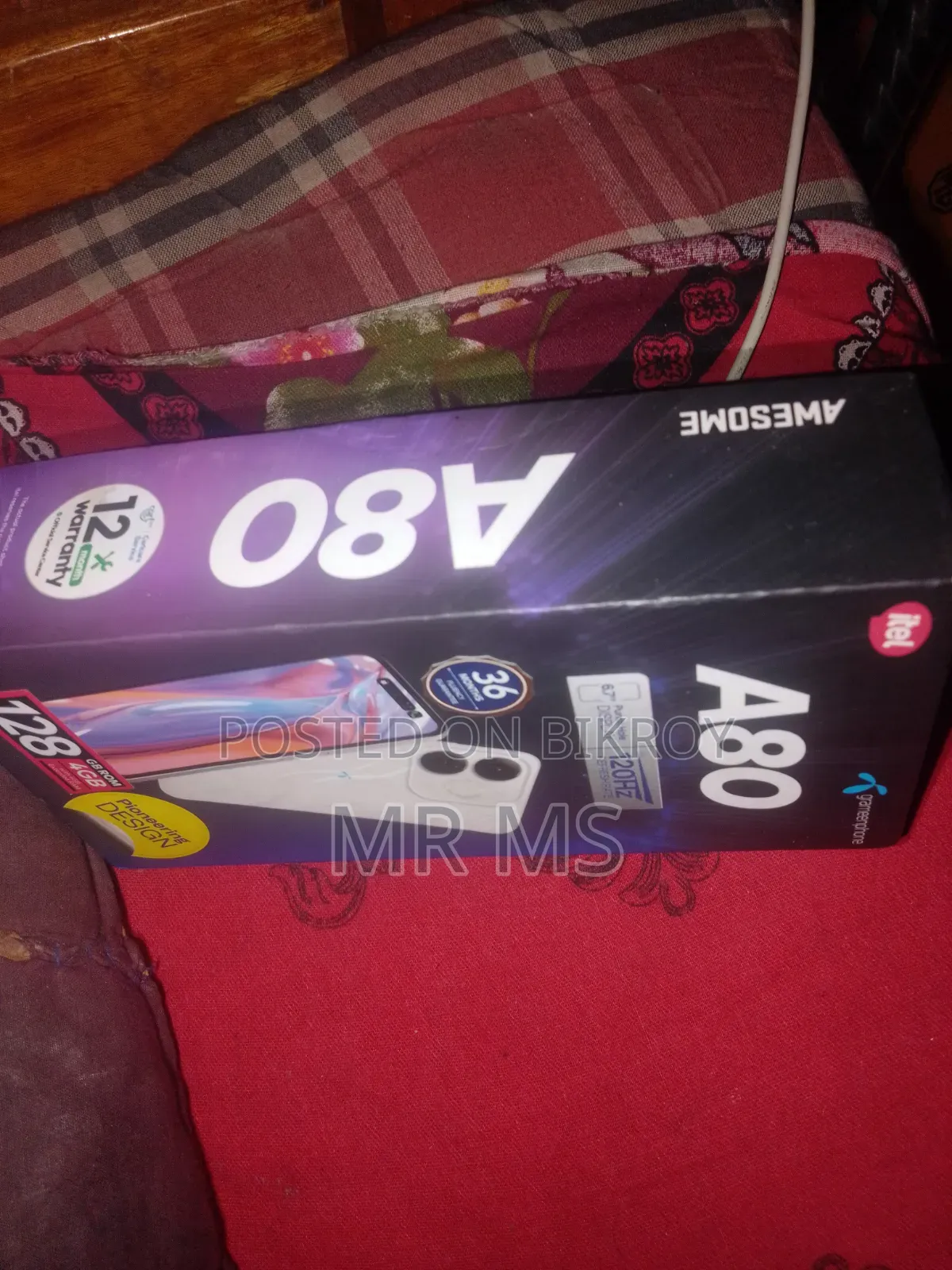 Itel A80 128 GB Purple