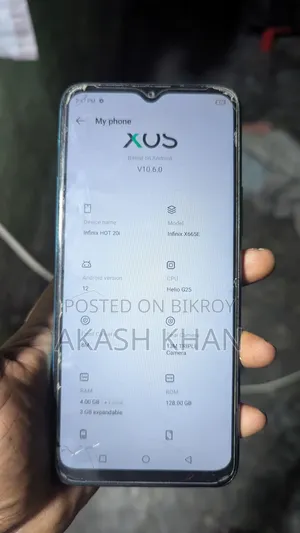 Infinix Hot 20i 128 GB Blue